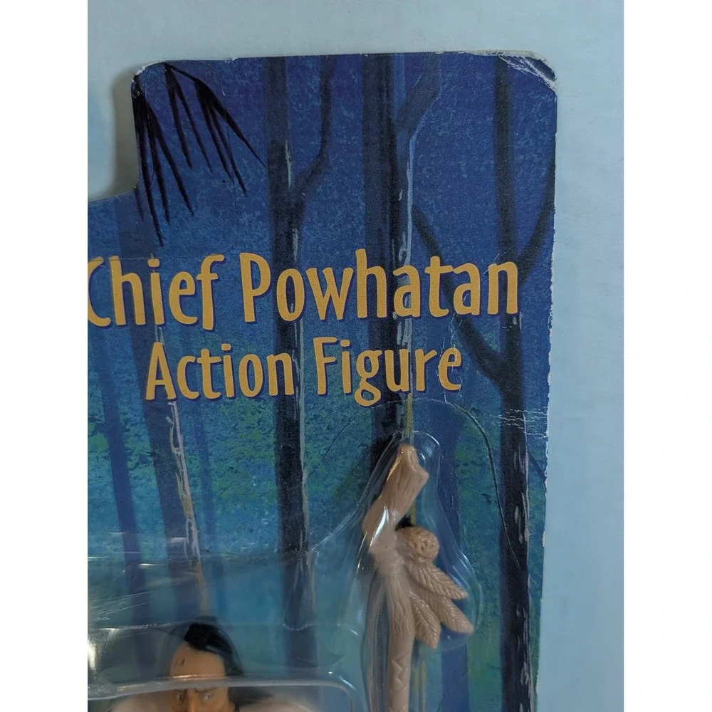 Disney Pocahontas Chief Powhatan Action Figure Mattel 1995 NEW Sealed Bear